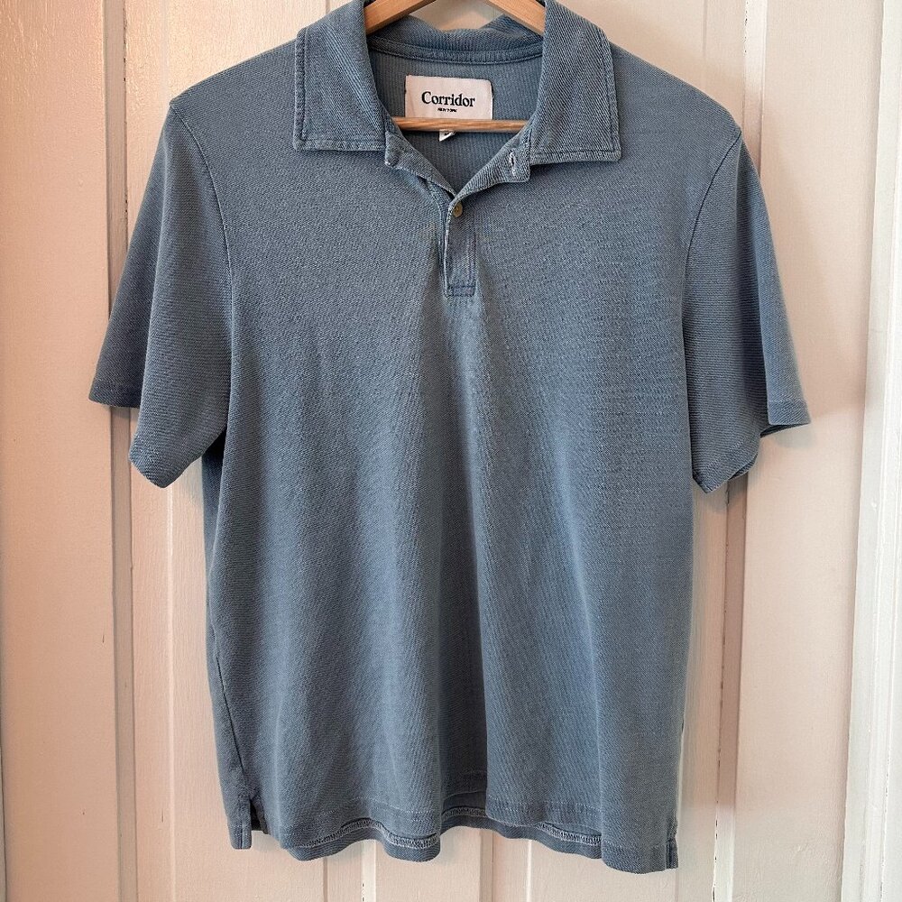 Corridor Men's Blue Polo Shirt